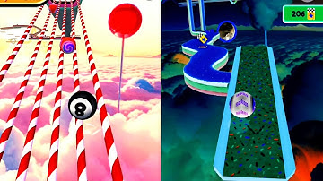 Going Balls Reverse Night vs Normal – Extreme Speedrun Challenge! (Android/iOS) #Gaming