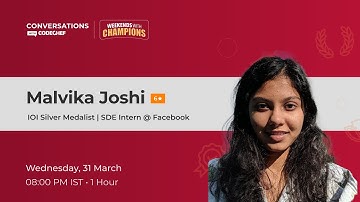 IOI Silver Midlist & 7 Star Coder #1 || Conversations With CodeChef || Weekends With Champions