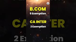 Which ACCA Papers Get Exempted for CA Inter Students #certification #tips
