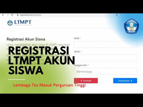 CARA REGISTRASI || DAFTAR LTMPT AKUN SISWA TERBARU