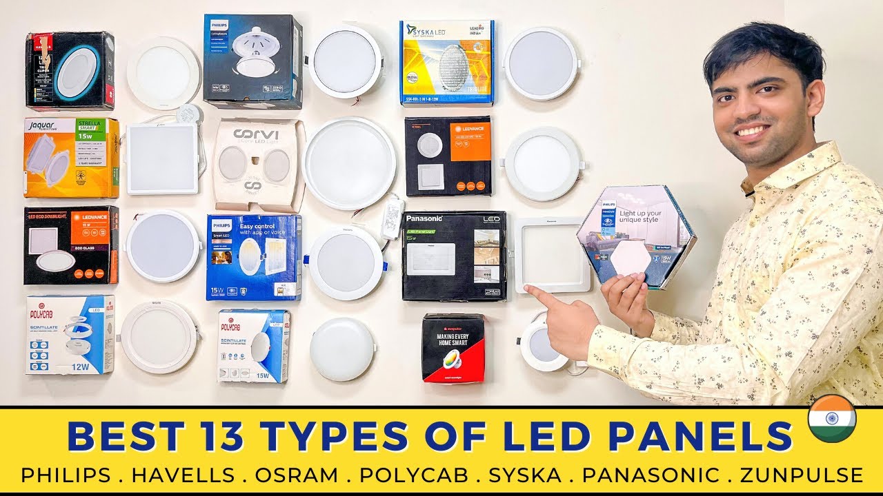 Best 13 Types Of LED Panel Lights India Review & [The Best LED False Ceiling - YouTube