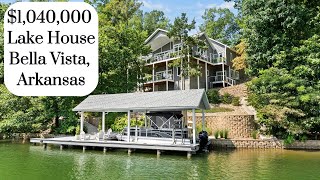 Would You Pay $1.04M for this Lake House on Lake Loch Lomond in Bella Vista, AR? #realestate