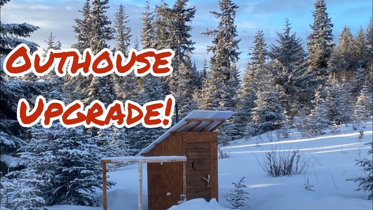 Alaska Off Grid Homestead Outhouse Upgrades | Vevor Diesel Heater - YouTube
