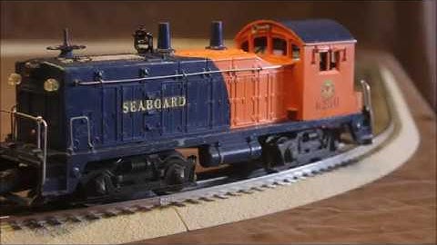 Lionel O gauge NW2 Switcher 6250 Seaboard 1954 55