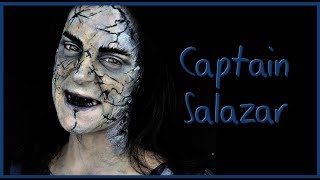 Captain Salazar makeup tutorial from Pirates of the Caribbean 5 | Silvia Quiros