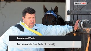 Emmanuel Varin, entraîneur de Fine Perle of Love (27/01 à Paris-Vincennes)