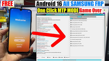 New Method!! All Samsung Android 16 FRP Bypass, Google Account Remove (FRP Tool)