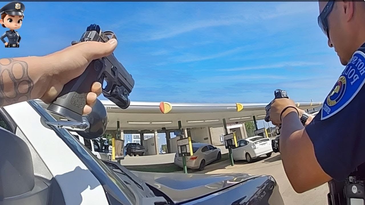 Armed suspects face off in police chase that ends in Expl#17 - YouTube