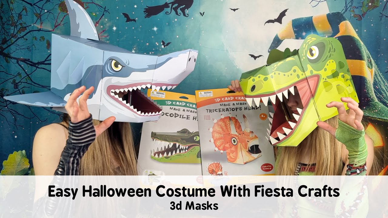 Fai Da Te Papercraft 3D Animal Cosplay - Testa Di Animale In Carta Da Costruire - 30x60x39cm - 5