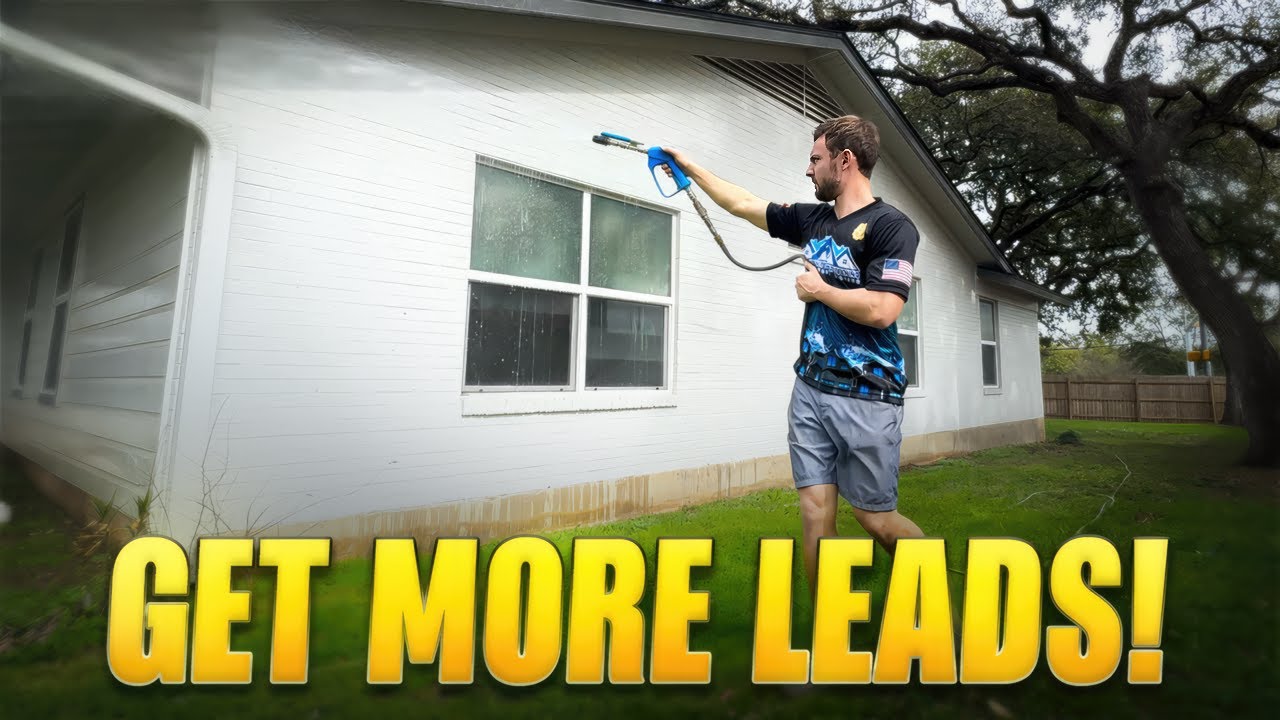 How to Get Pressure Washing Leads When Your Brand New YouTube