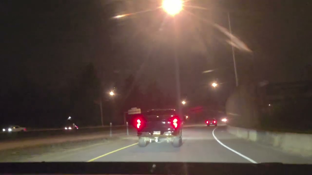 Night Lights. The Road to Washougal. Ночные огни. Дорога в Washougal