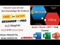 Microsoft Office Full Course | Word, Excel, PowerPoint Beginner to Advanced