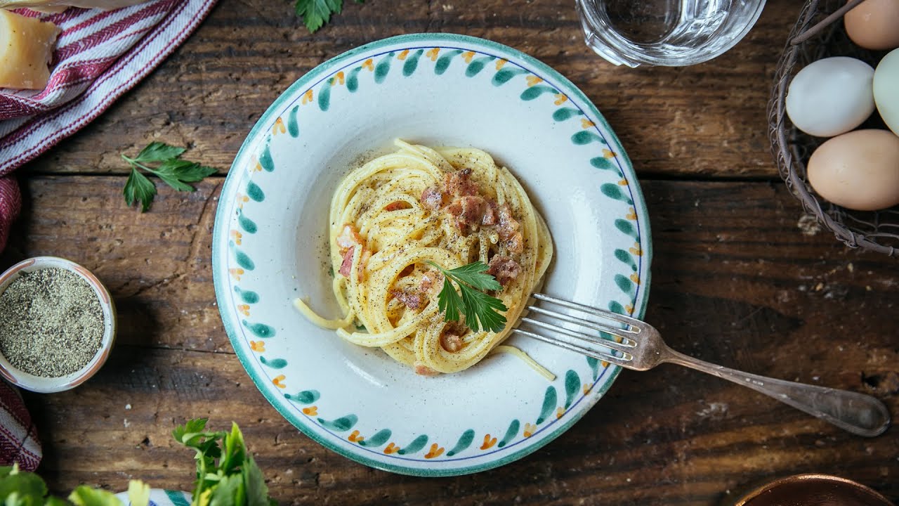 Pasta alla Carbonara Recipe YouTube