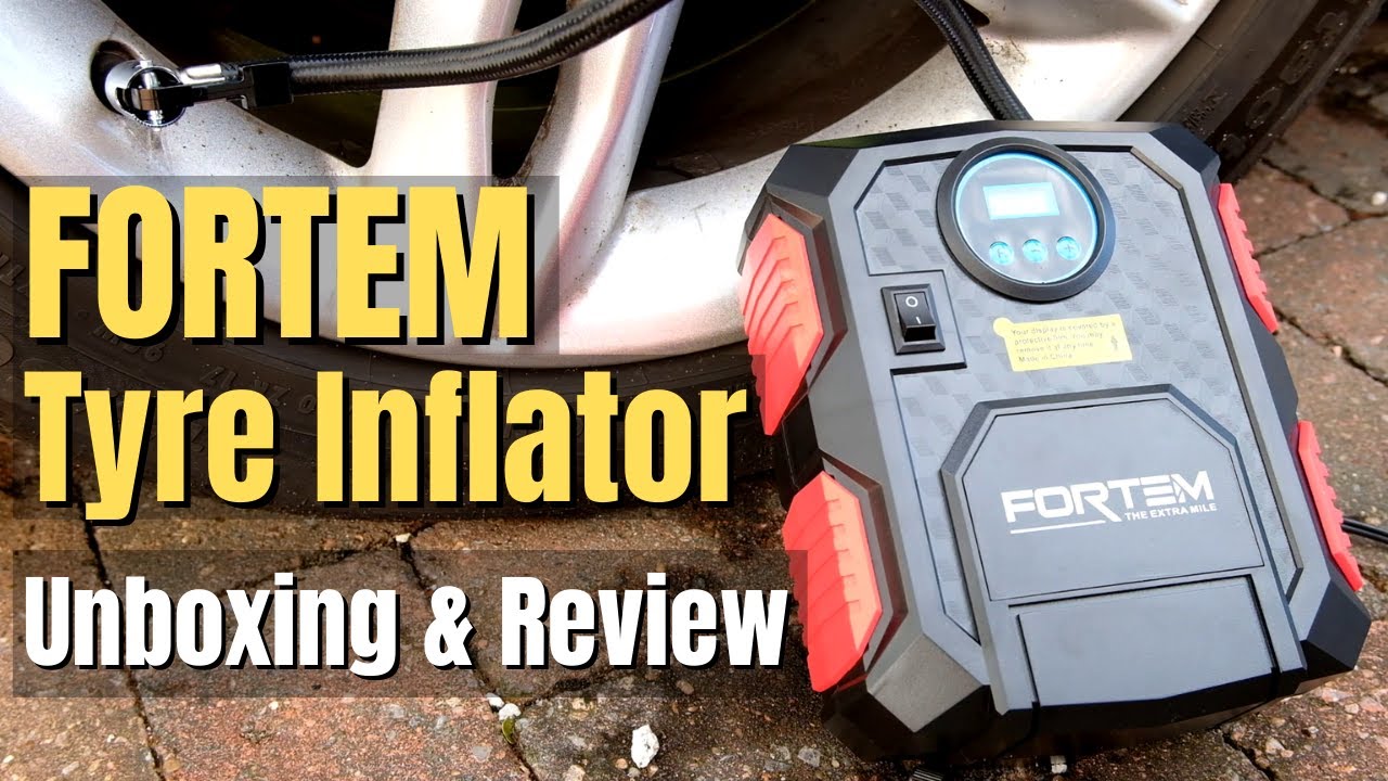 Car Tyre Inflator, Car air pump portable, Unbox & Review