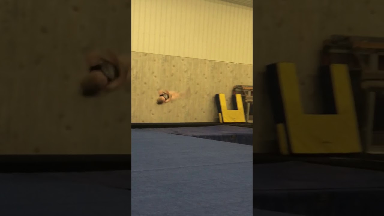 Double twist practice in squishy mat