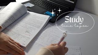 STUDY TIME-LAPSE (final grade in high school) | INDO (ENG SUB)