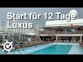 Start für 12 Tage Luxus - Singapur, Port Klang - Vlog #1 - Silver Muse (Silversea)