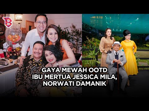 Gaya glamor ibu mertua Jessica Mila, Norwati Damanik saat berbagai momen, modis dan stylish abis!