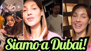 Andrea Zenga, Rosalinda Cannavò, e Camilla arrivano a Dubai in hotel deluxe dopo viaggio estenuante 