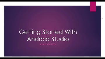Android Studio: Building and Running Your First Application