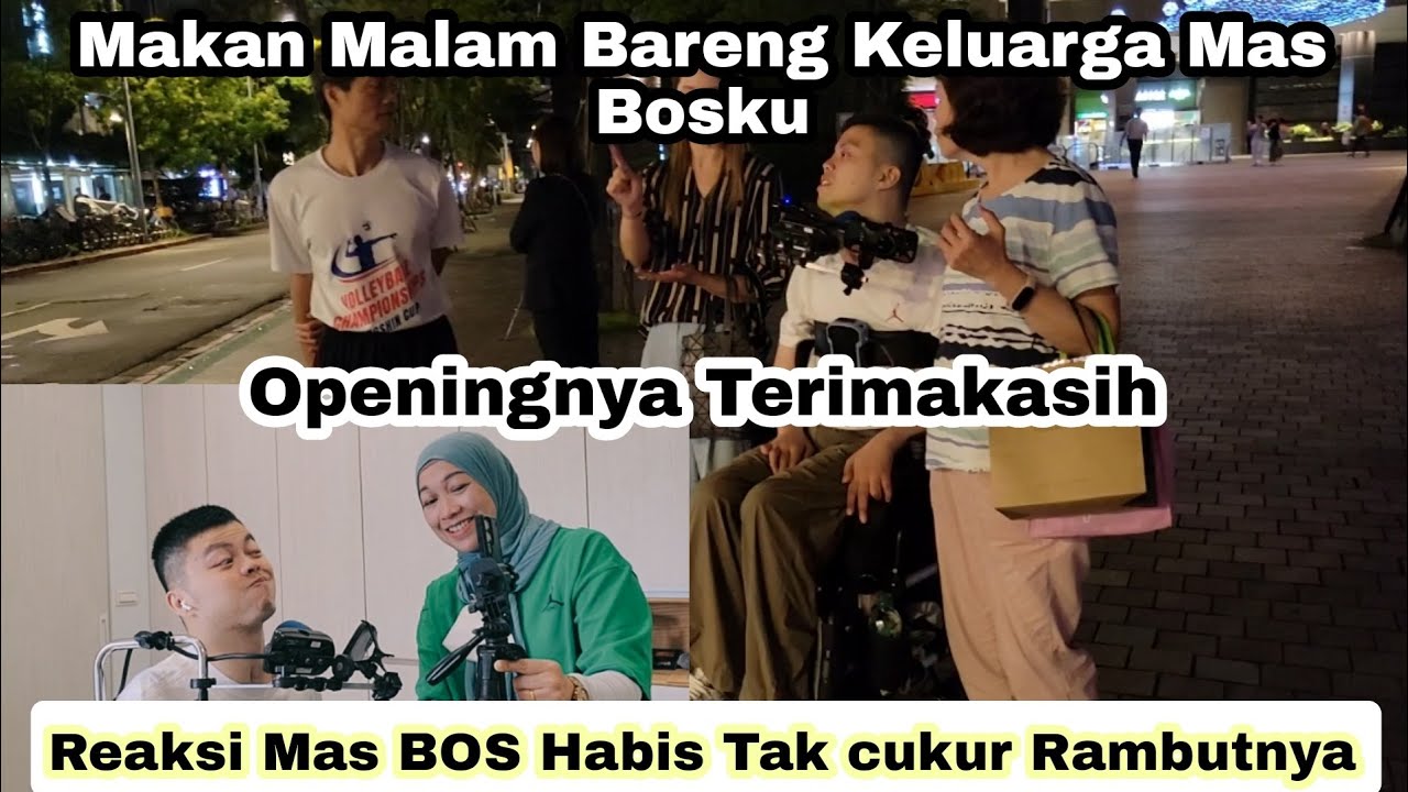 Reaksi Mas HbisTak Cukur Rambutnya⁉️Makan Malam Bareng Keluarga Mas Bos⁉️Opening nya Wow
