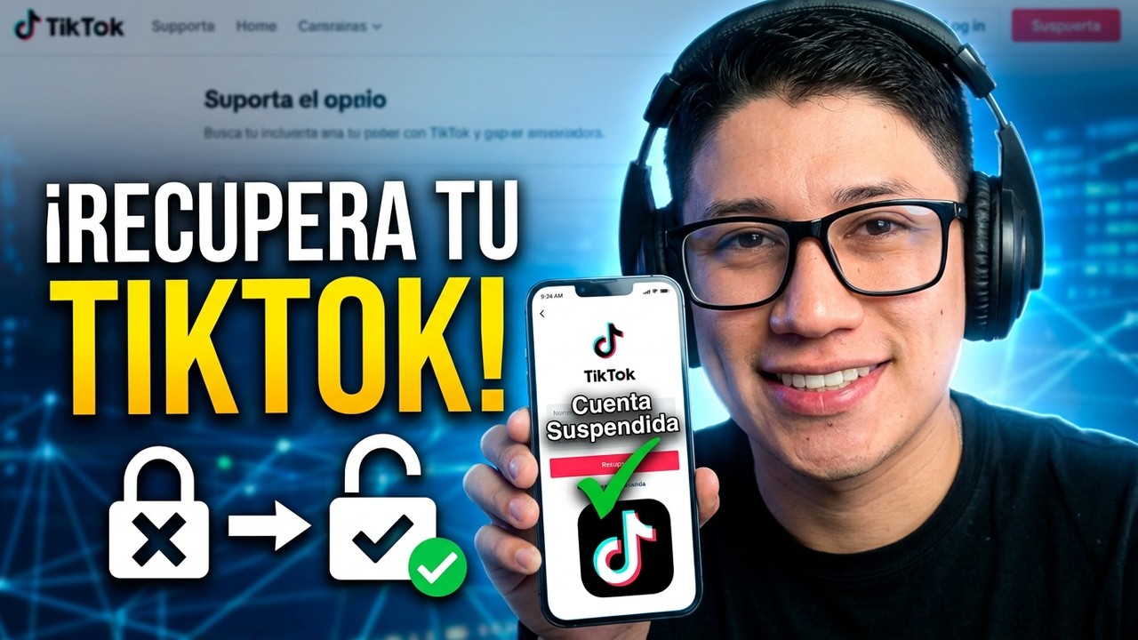 Cómo RECUPERAR una cuenta de TikTok BLOQUEADA - YouTube