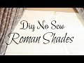 DIY No Sew Roman Shades | Window Shades On A Budget!
