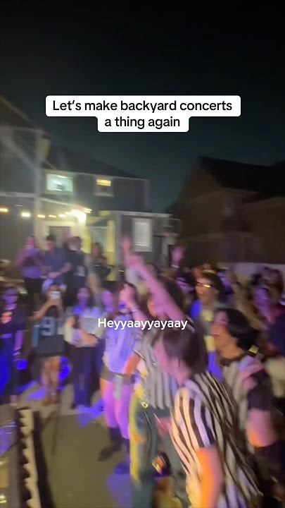 Backyard concerts are better than venues prove me wrong. #band #rockmusic #indierock #punkrock