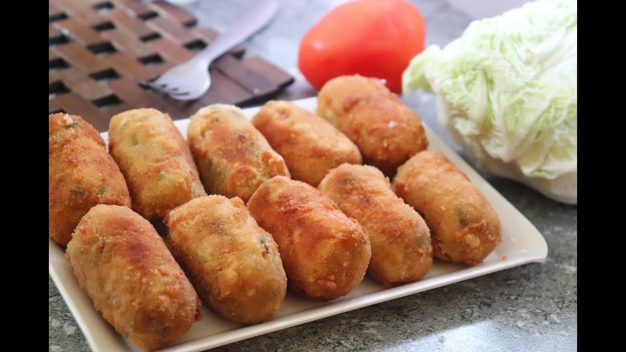 chicken croquettes Recipe | How to make Chicken Croquettes | chicken ...