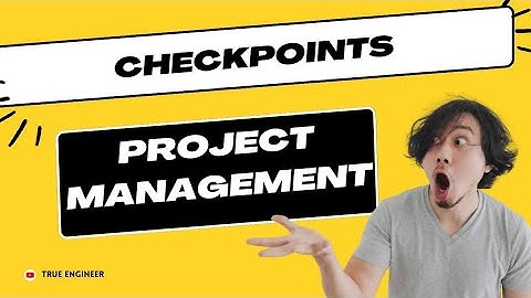 Checkpoint in Project Management | True Engineer