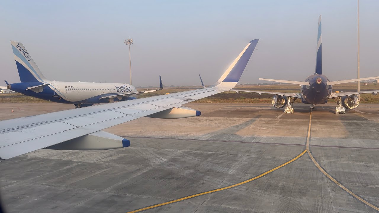 4K HDR: IndiGo A320 Pushback & Engine Startup at Nagpur Airport