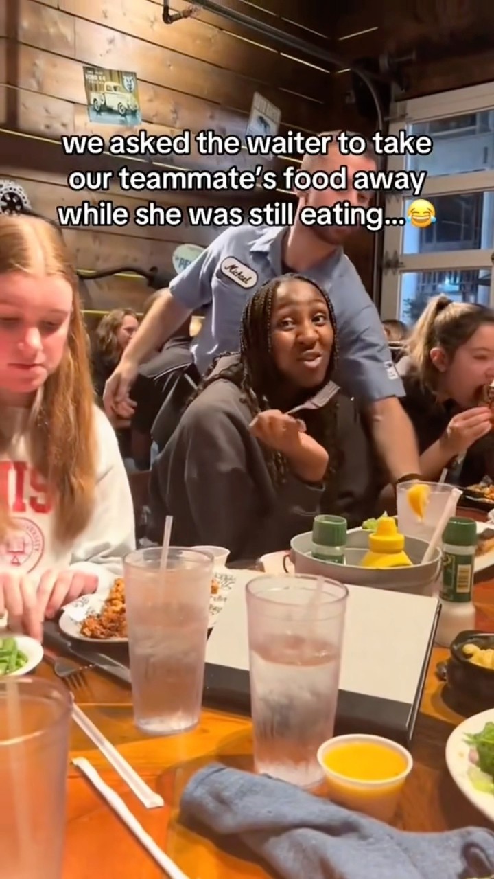 This prank got her good ?