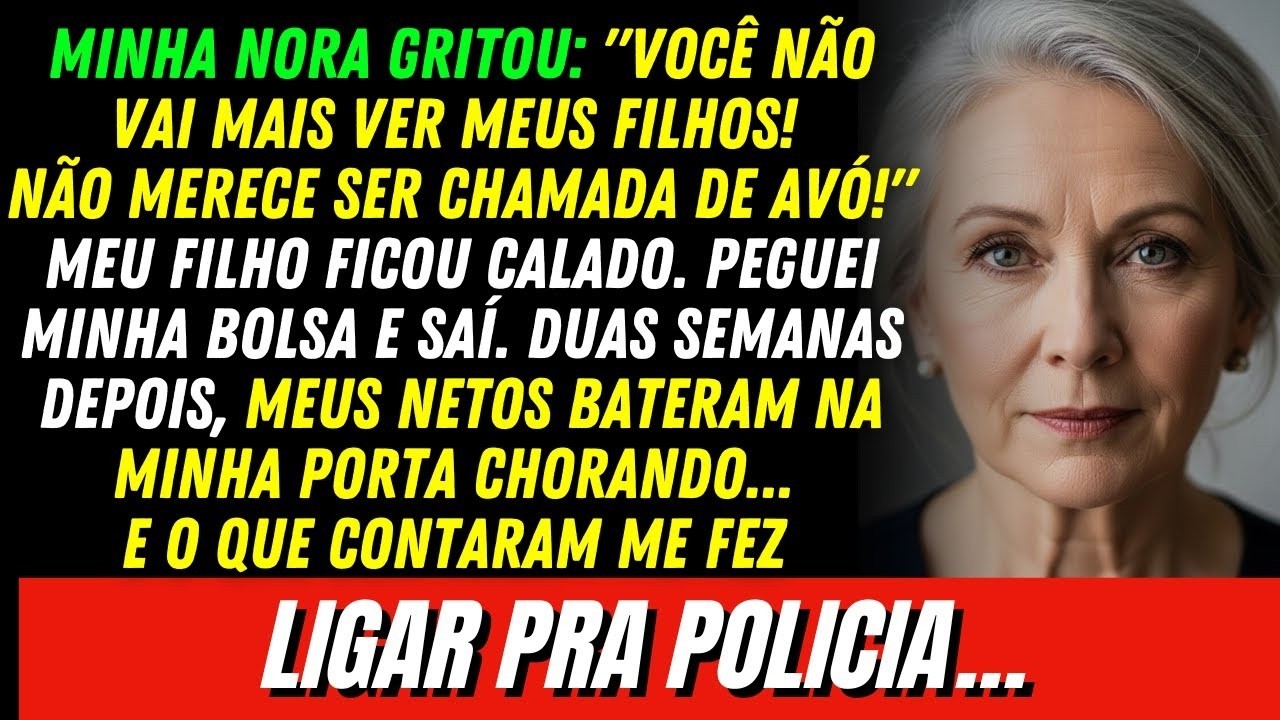 Minha nora me PROIBIU de ver meus NETOS dizendo que eu não merecia ser avó    2 semanas depois…