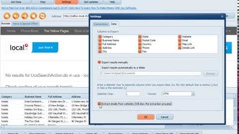 How to Scrape Email addresses from Yellow pages 2017