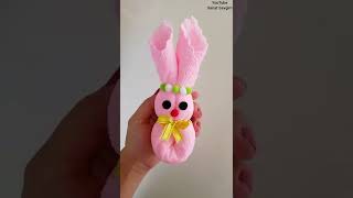 😍 MAKES A RABBIT FROM TOWEL IN 2 MINUTES/ ❌ NO SEWING!