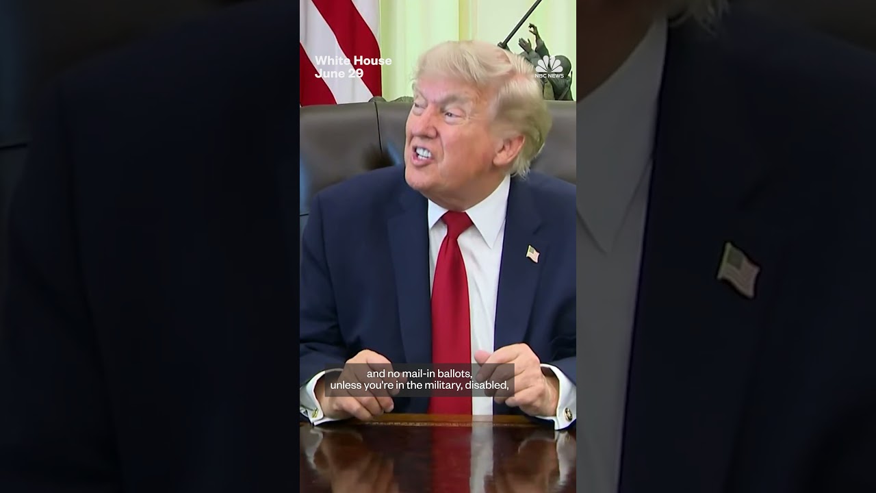 Trump reacts to Supreme Court mail-in ballot ruling