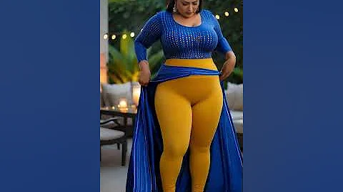Royal Blue Elegance ✨💃 | #Shorts #CurvyStyle #PlusSizeFashion