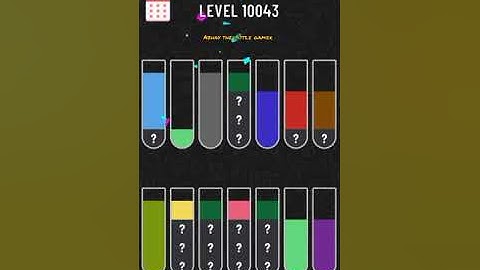 Water sort puzzle level 10043