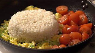 sub) super easy tomato fried rice 🍅 by 하루한끼 one meal a day 328,036 views 1 year ago 3 minutes, 47 seconds