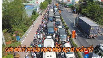 "Hình Ảnh Flycam Giải Mã Lý Do Cầu Rạch Miễu Kẹt Xe Ngày Tết!"