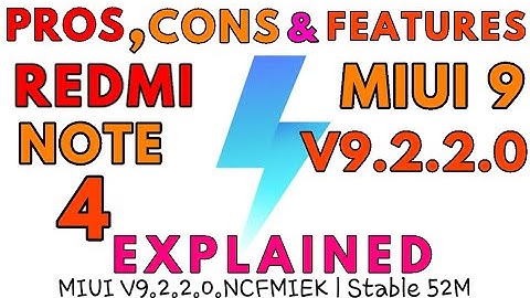 Redmi Note 4 V9.2.2.0 Pros , Cons & Battery