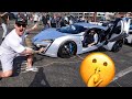 SNEAKING INTO A SUPERCAR RALLY! FEAT. LYKAN HYPERSPORT & FENYR