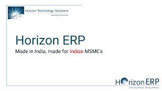 Horizon ERP