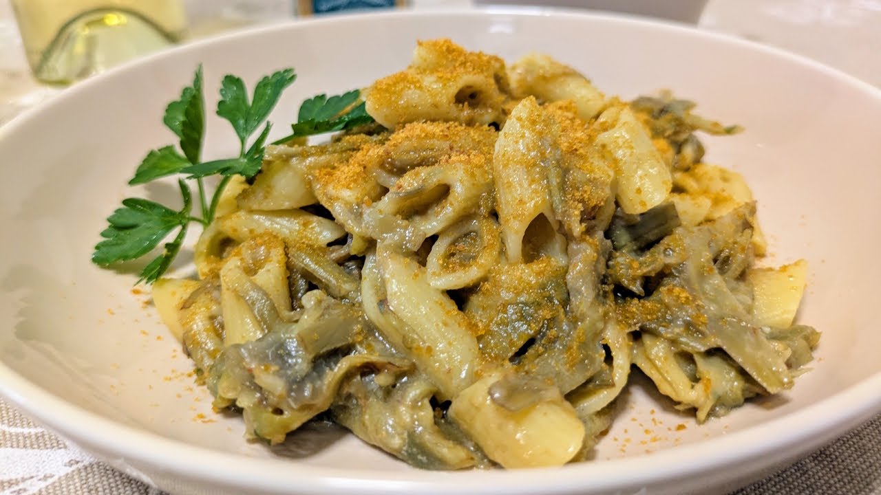 Ricetta pasta con carciofi freschi Sardi e bottarga