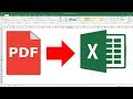 Convertir PDF a Excel - 100% Gratis (sin programas 2020)