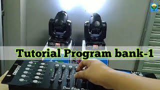 Paano mag-save ng program sa mini Moving Heads 30-watts |nja features