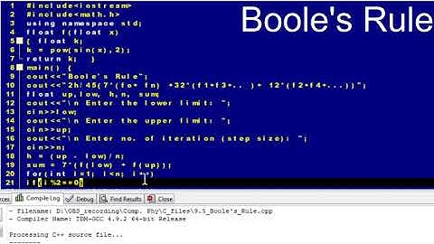 9.7 Boole