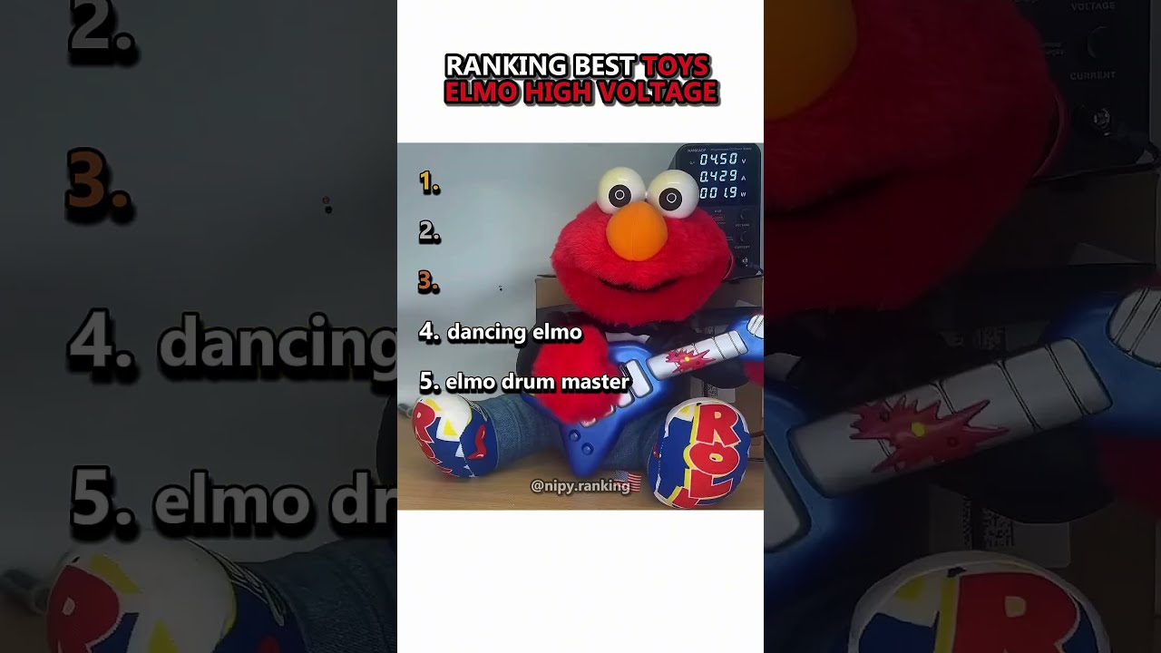 Ranking Best Toys Elmo High Voltage