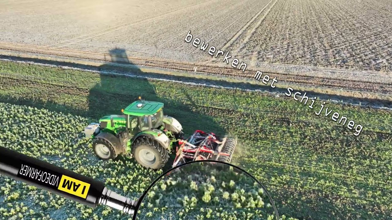 Groenbemester plat rijden