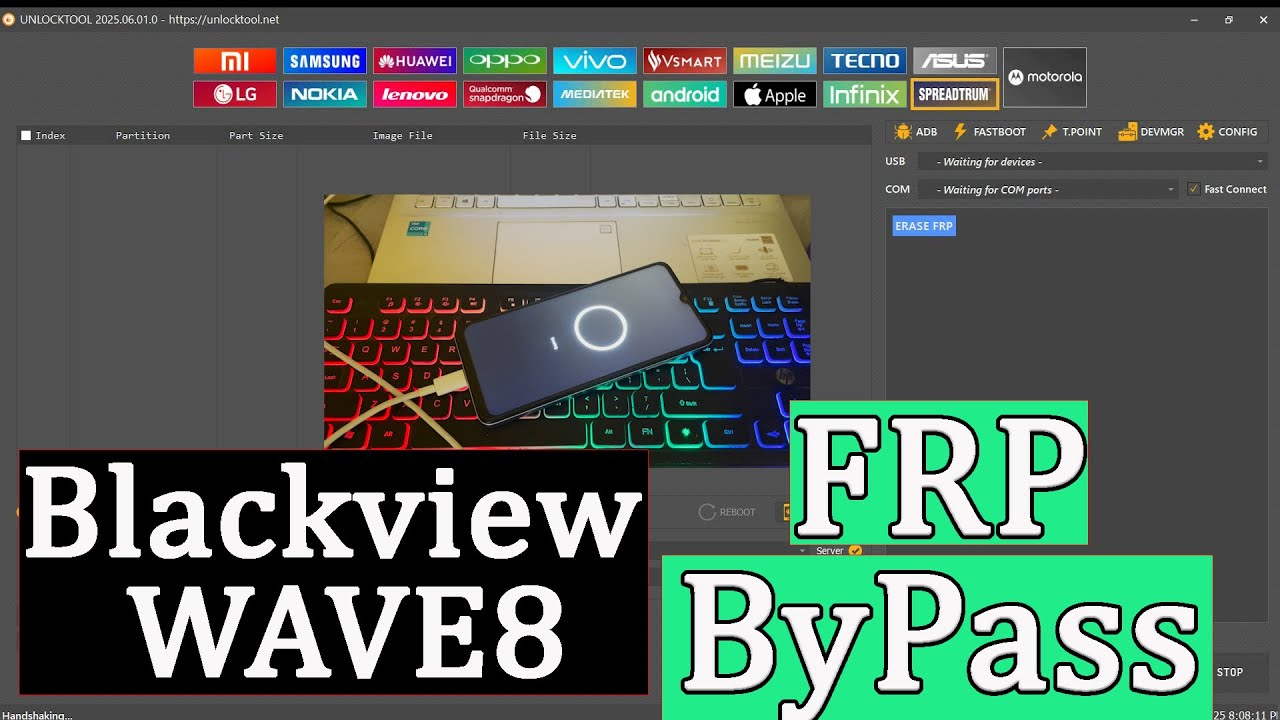 Black view wave8 frp bypass with unlock tool